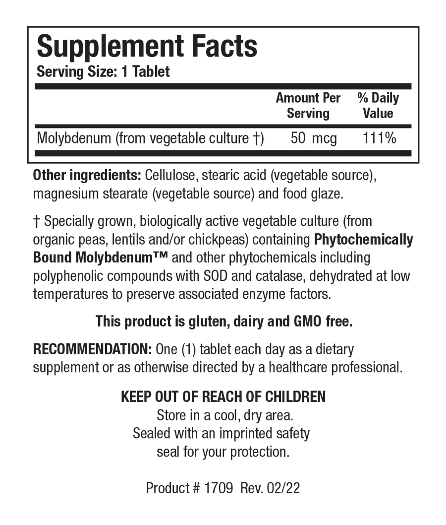 Mo-Zyme™ (Molybdenum)
