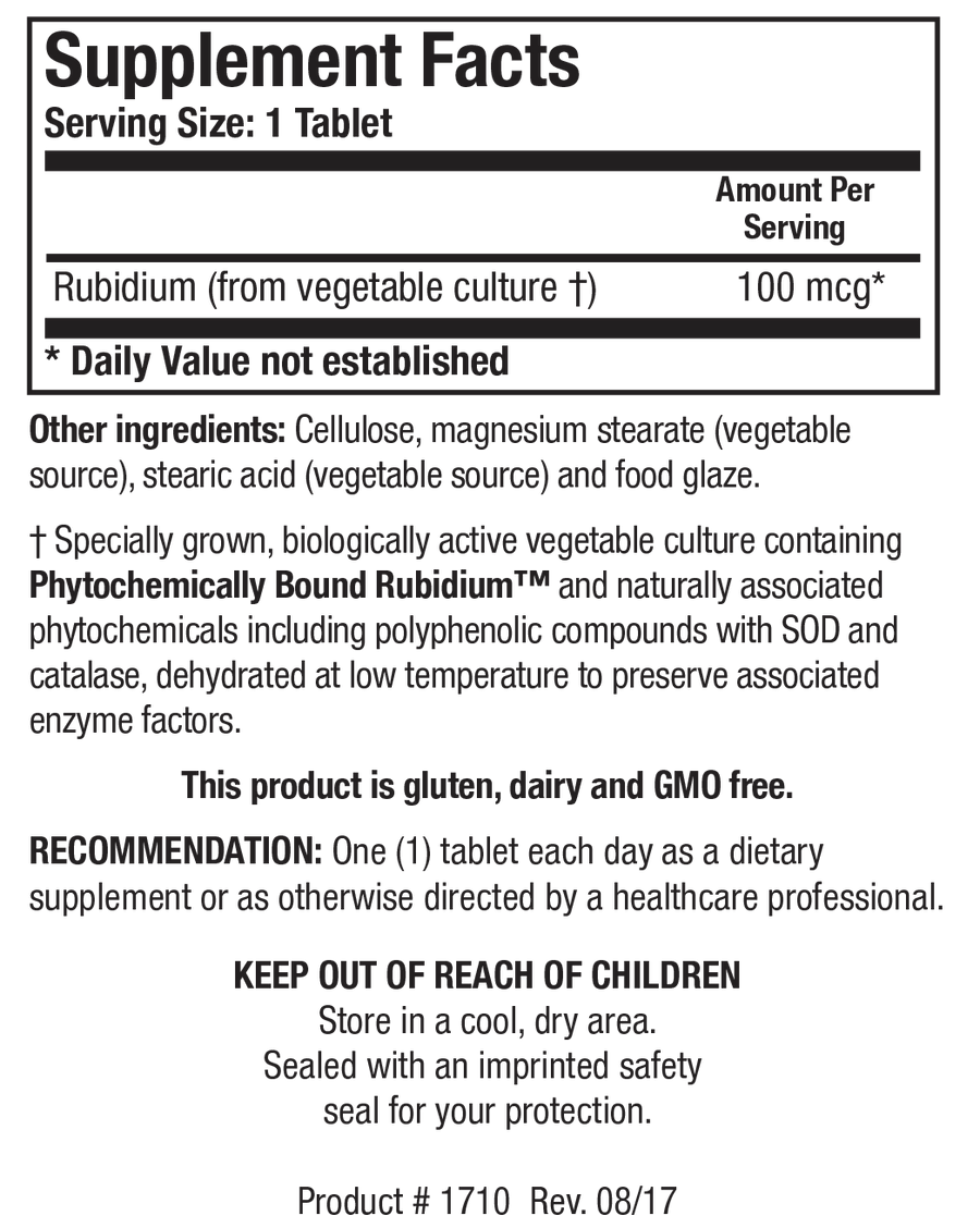 Rb-Zyme™ (Rubidium)