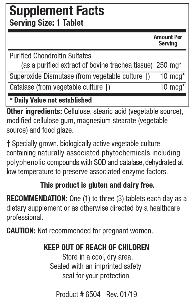 Purified Chondroitin Sulfates