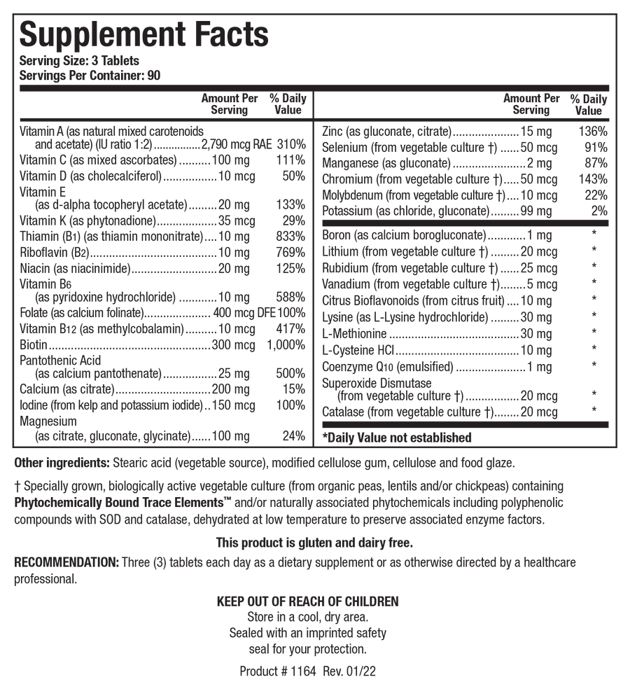 Bio-Multi Plus™ Fe & Cu Free