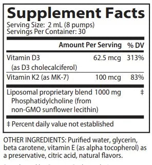 Liposomal D3-K2 2oz