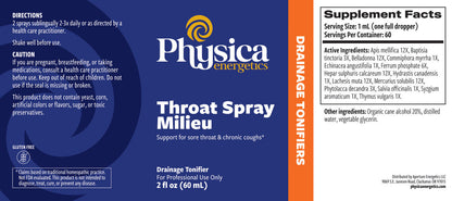 Throat Spray Milieu